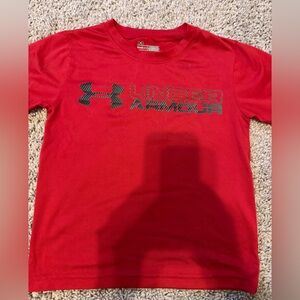 Under Armour Kids Red Graphic Tee